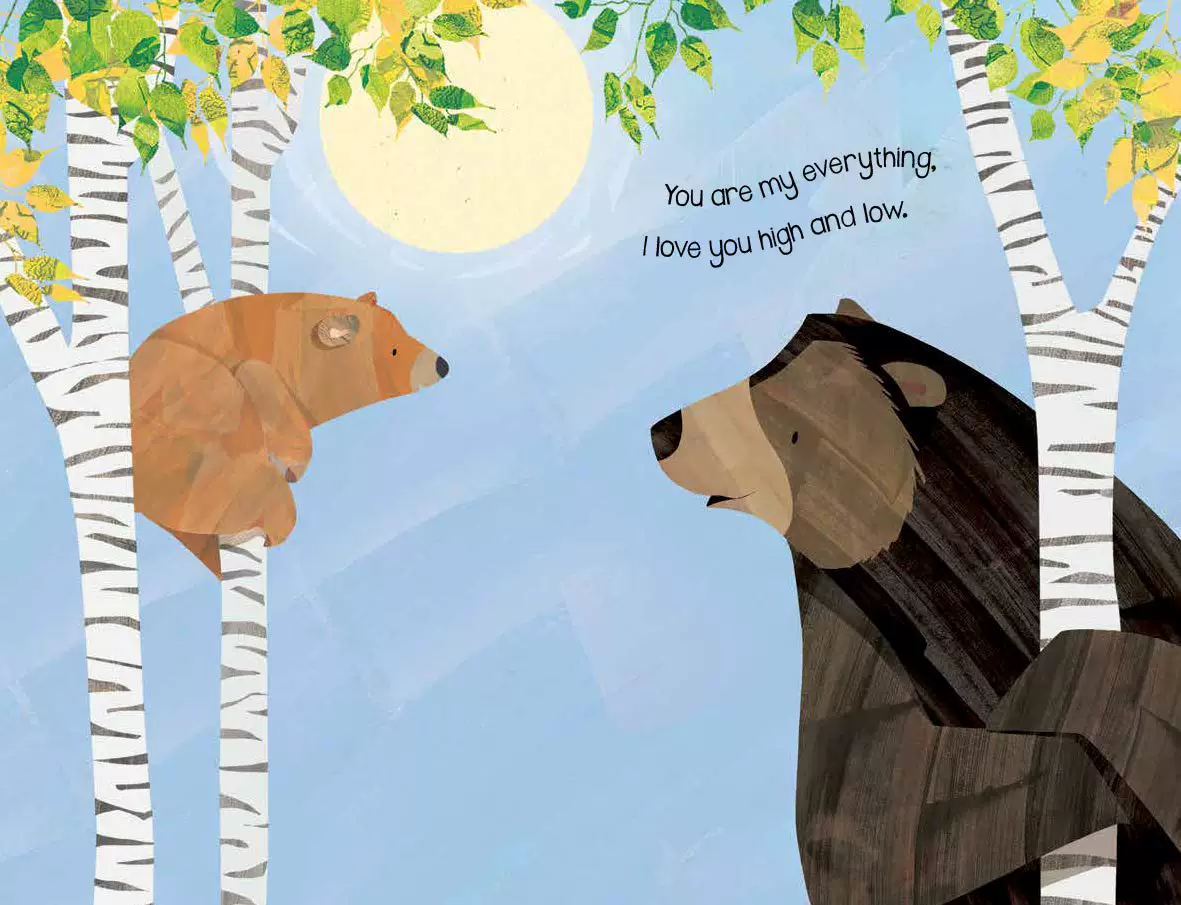 Импортированная английская оригинальная картинка книга: «I love you more and more loves your children's English enlightenment reading»