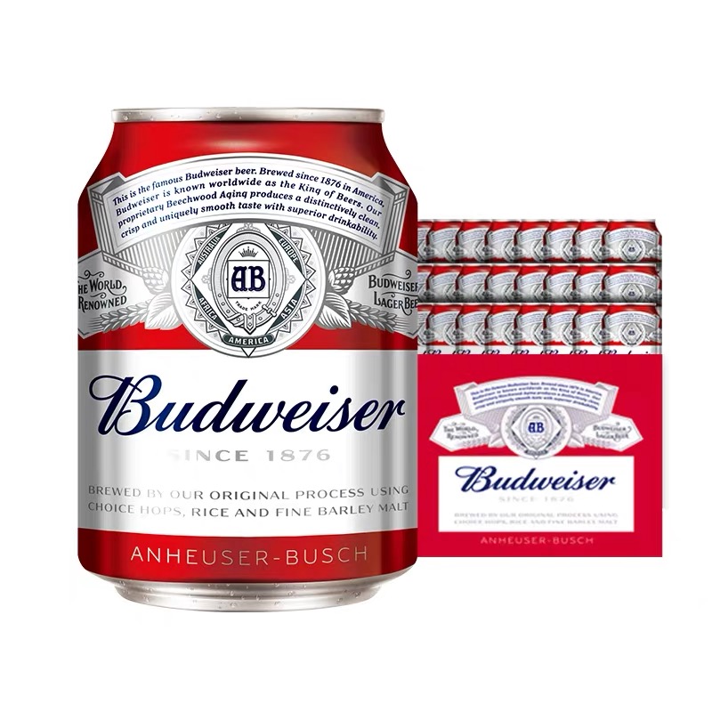 Budweiser/百威啤酒mini罐装255ml*12听 6听小罐装啤酒女生 包邮 - 图3