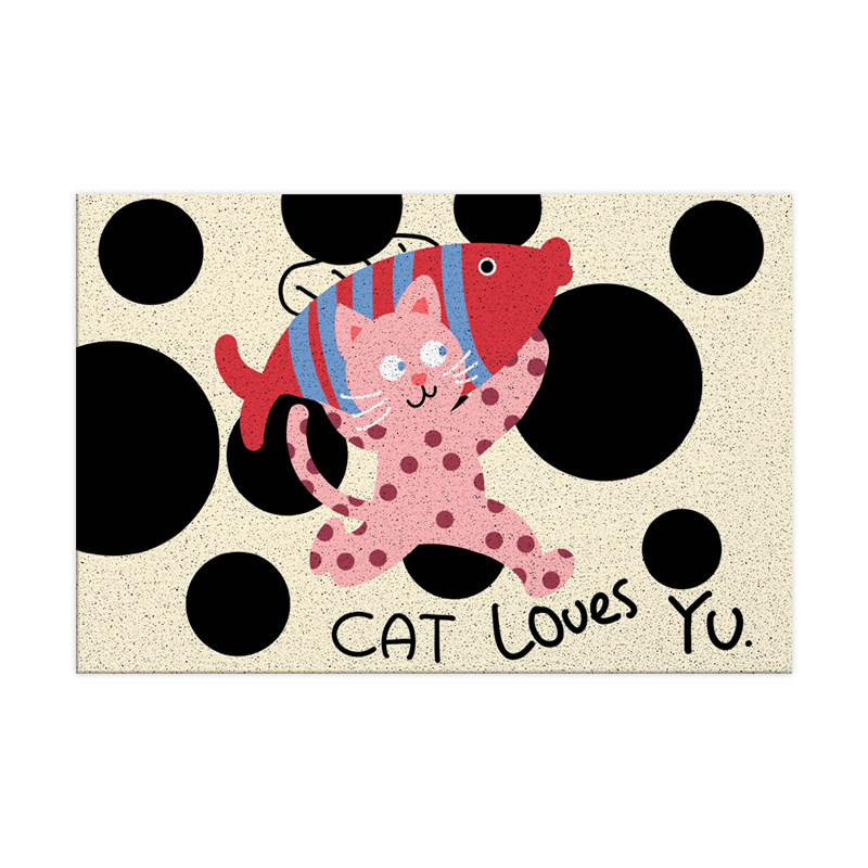 抓住鱼啦入户门垫2025新款玄关丝圈地垫除尘免洗耐脏耐磨脚垫子,淘宝优惠券,粉丝福利购,淘宝优惠卷