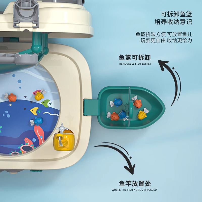 儿童益智钓鱼玩具小孩1一3岁2两周岁男女孩宝宝早教6磁性生日礼物
