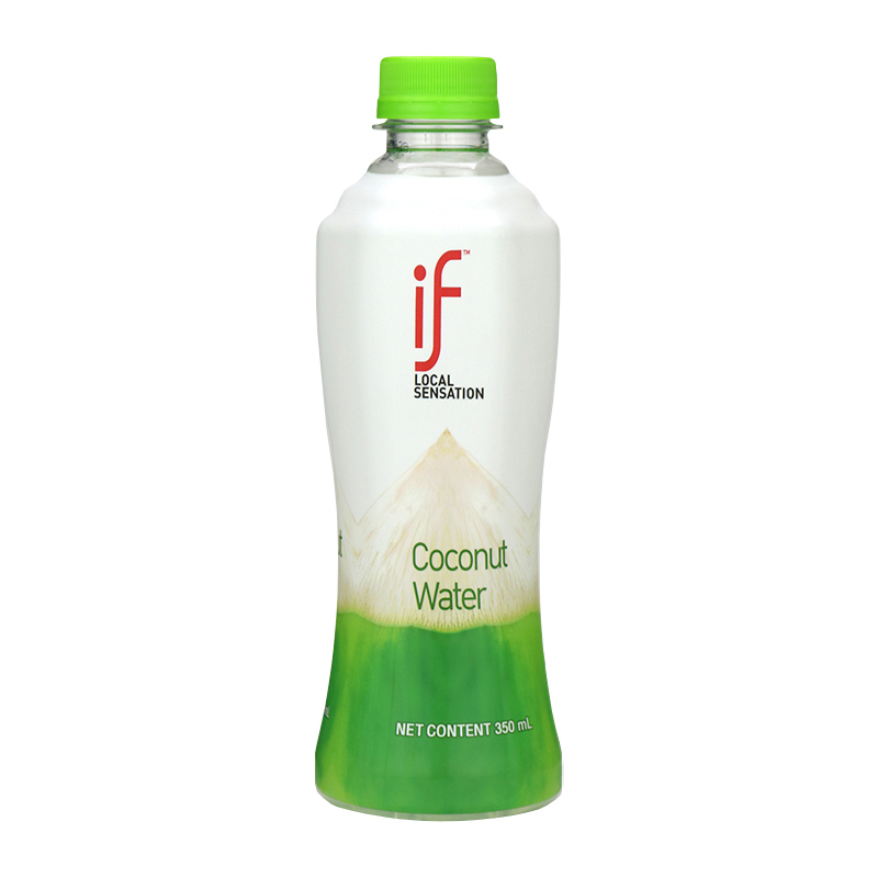 泰国进口100%椰青水椰汁if椰子水瓶装NFC果汁饮料补水电解质饮品