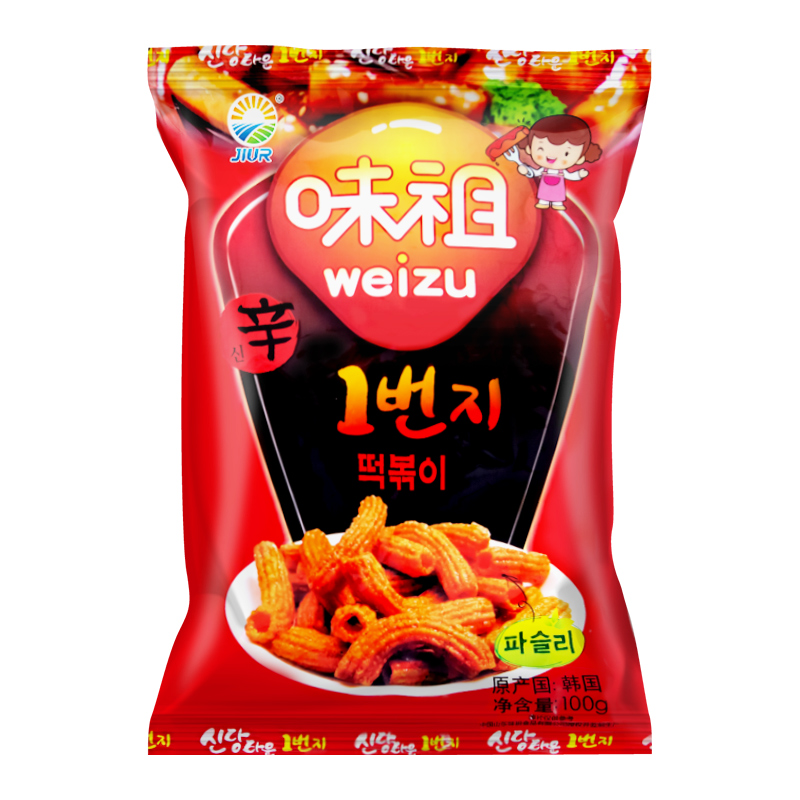 韩国进口九日味祖辣炒年糕条甜辣味辣祖魔鬼辣韩式解馋零食小吃