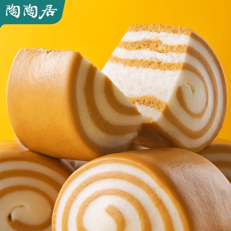 广州陶陶居酒家包子红糖双色馒头广式早茶包点糕点面点早餐速冻包