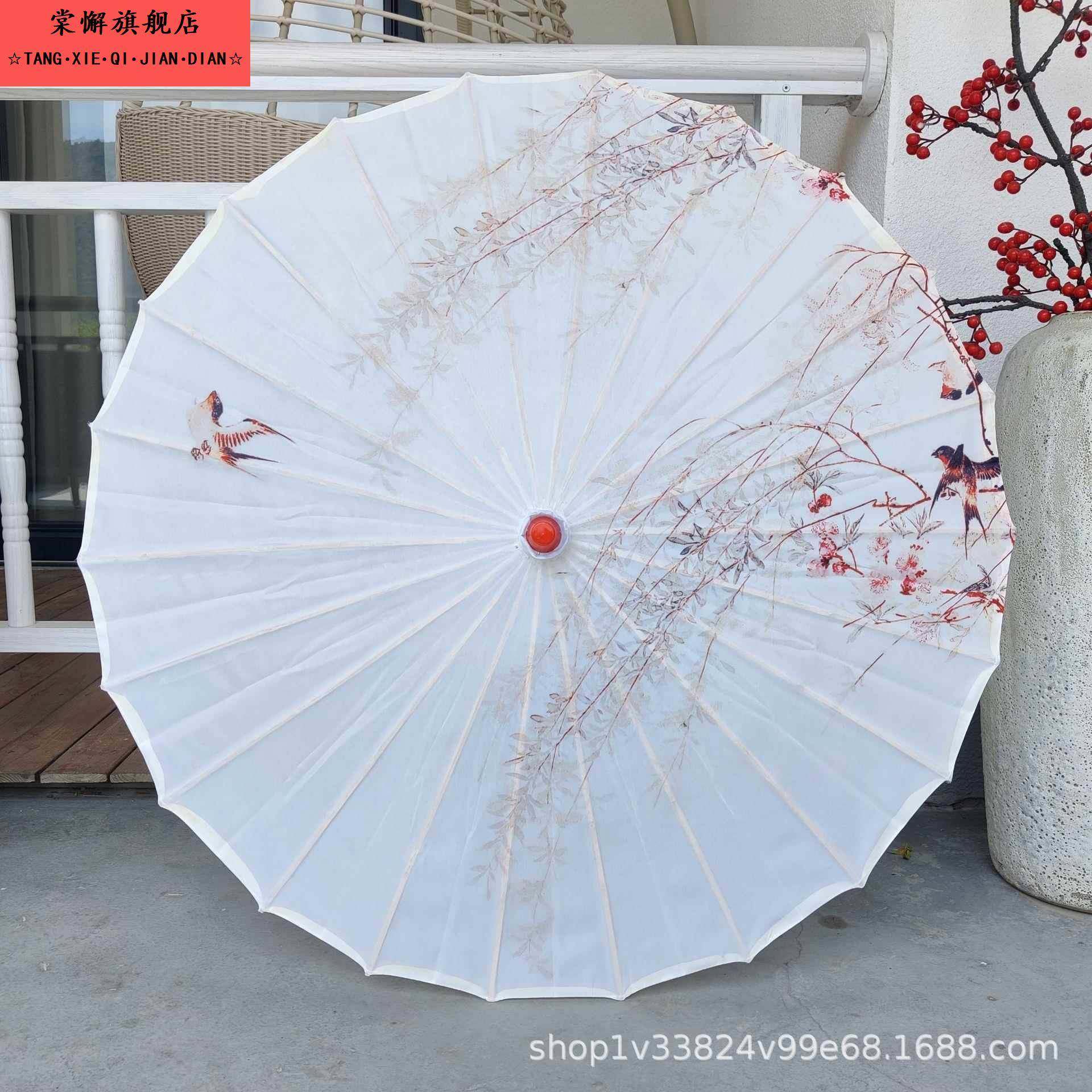 中国风印花吊顶装饰油纸伞走秀舞蹈表演道具古风工艺伞绸布伞,淘宝优惠券,粉丝福利购,淘宝优惠卷