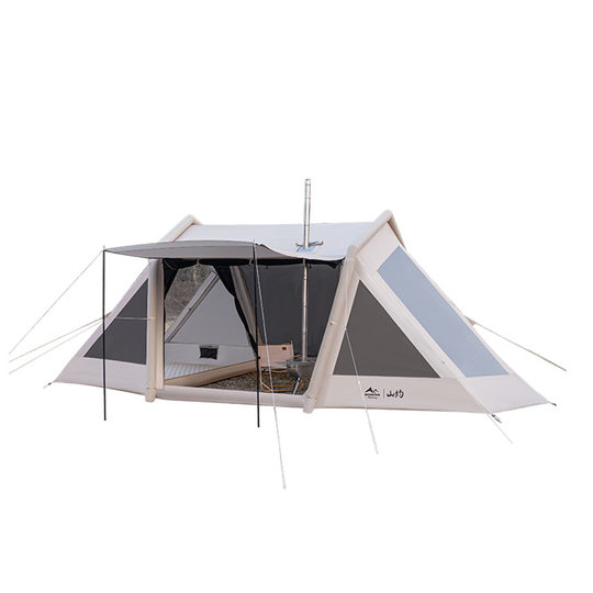 Shanyue 2025 nueva tienda inflable de túnel de dos dormitorios y una sala de estar