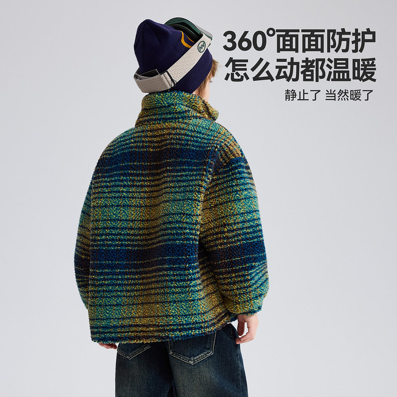 ask儿童外套2025秋冬新款男童摇粒绒保暖立领上衣,淘宝优惠券,粉丝福利购,淘宝优惠卷