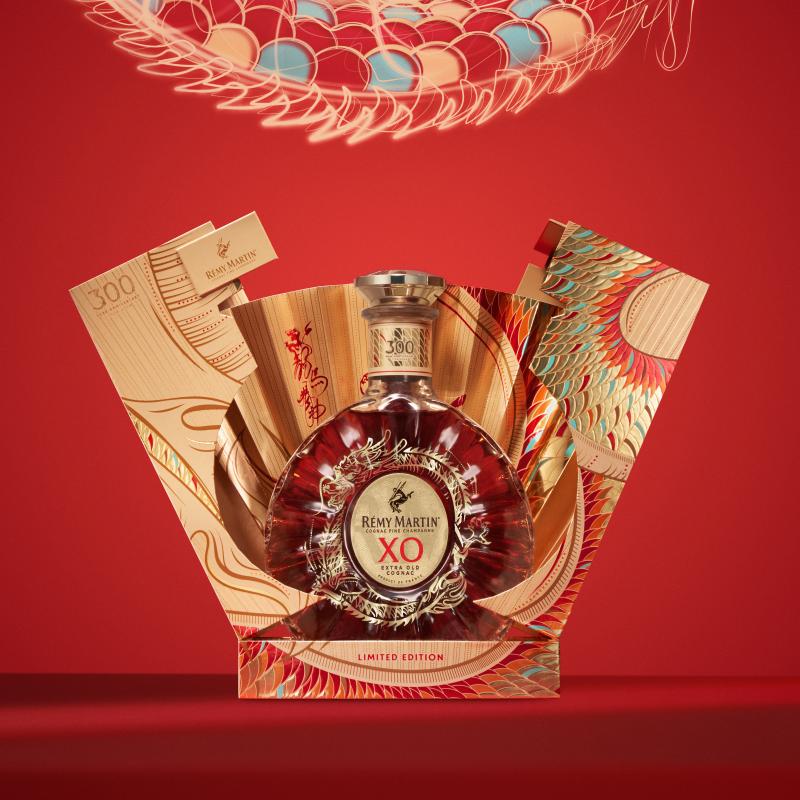 【龙年礼盒装】RemyMartin/人头马XO优质香槟区干邑白兰地XO700ml - 图1