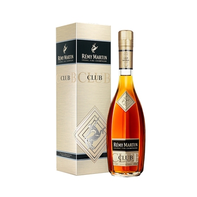 【官方旗舰】人头马CLUB法国优质香槟区干邑白兰地洋酒700ml*2瓶