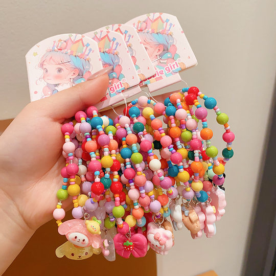 Children's beaded bracelet cute cartoon jewelry
