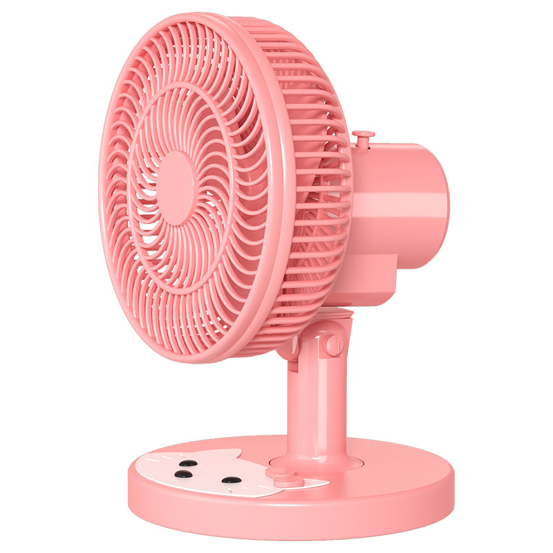 电风扇床头家用学生宿舍床上小型办公室静音桌面台式可摇头小电扇