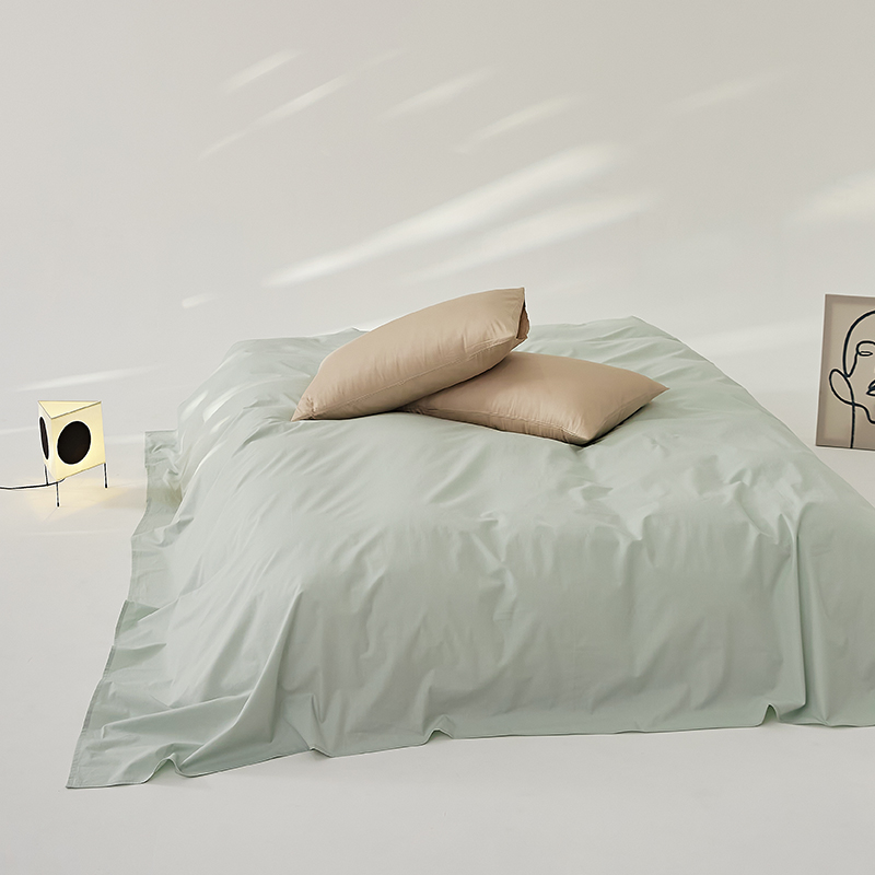 纯棉全棉100S床单单件四季通用新疆精梳棉单双人春秋纯色床铺被单 - 图3