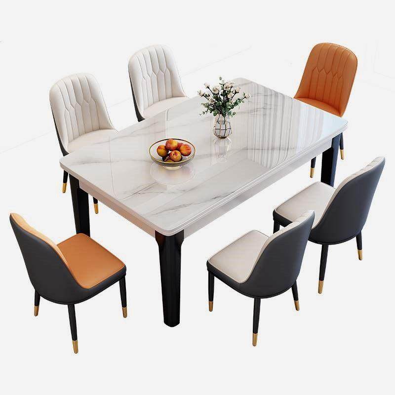 实木岩板餐桌椅组合轻奢现代简约客厅家用小户型饭桌出租房用2023,淘宝优惠券,粉丝福利购,淘宝优惠卷