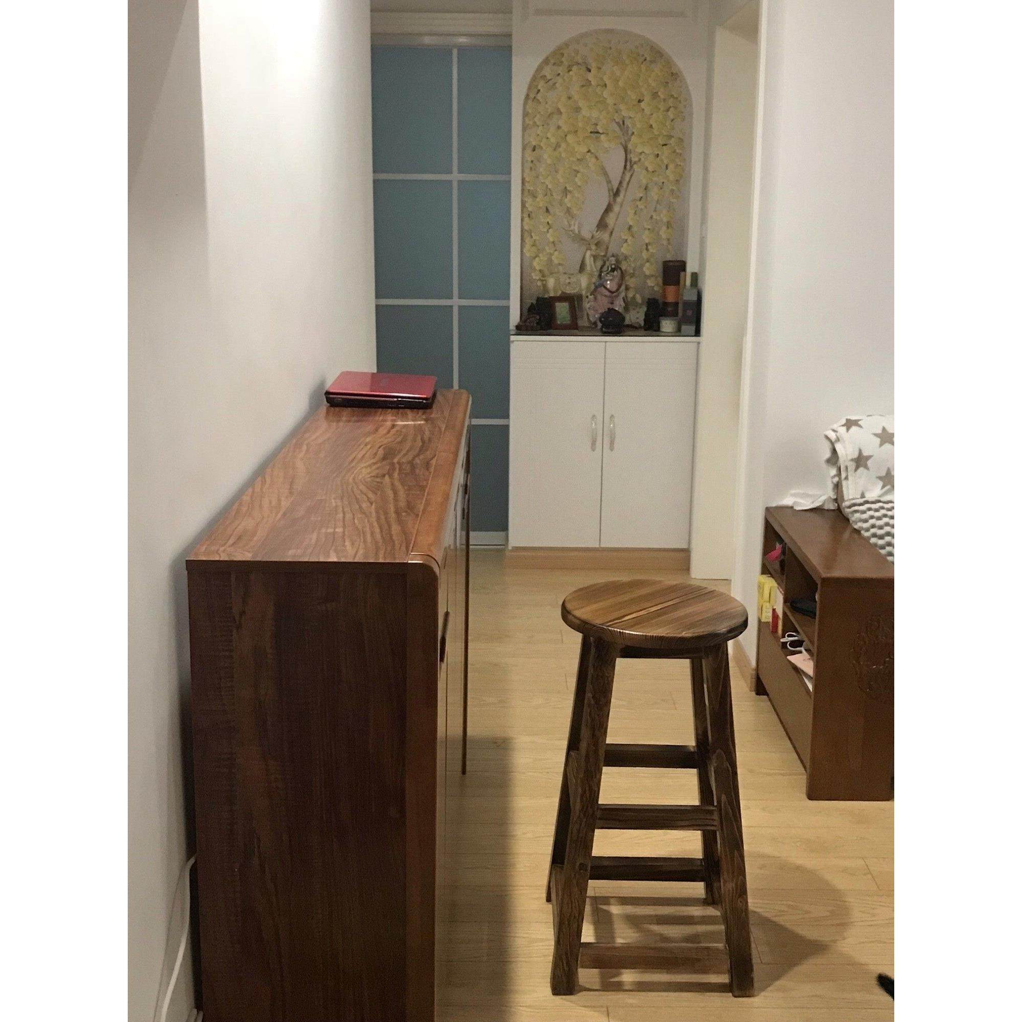 大部分地区包邮！实木吧凳 高脚凳碳化吧台凳 实木酒吧凳高脚椅06,淘宝优惠券,粉丝福利购,淘宝优惠卷