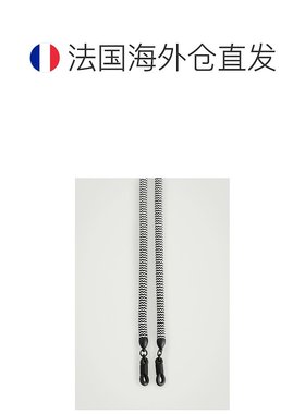 欧洲直邮COS 男士黑色/白色黄铜太阳镜新款