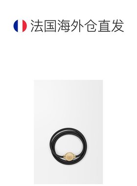 1h可退 欧洲直邮Loewe罗意威 Pebble系列女士黑色/金色牛皮鹅卵石
