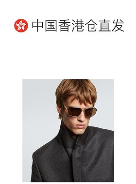 1h可退 香港直邮Fendi 芬迪 男士 旅行太阳眼镜 yellow黄色 舒适