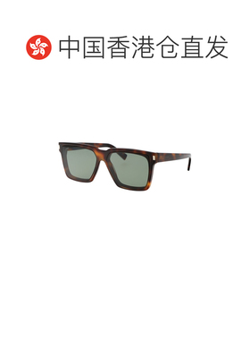 1h可退 香港直邮SAINT LAURENT 男士太阳镜 SL610003 AW2025 灰色