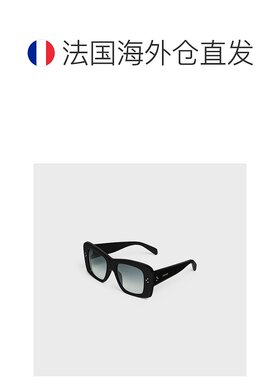 1h可退 欧洲直邮CELINE赛琳 SQUARE S321 醋酸纤维方框太阳镜