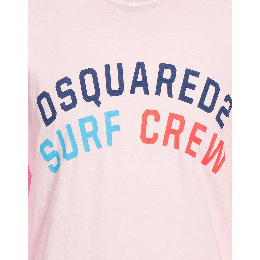 1h可退 香港直邮Dsquared2 二次方 男士 T恤 pink粉色 舒适时尚 - 图2