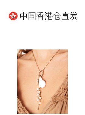 1h可退 香港直邮ASOS 女士 drops 设计多吊饰色调项链(金色)吊坠