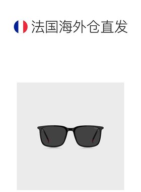 欧洲直邮HUGO BOSS雨果HUGO RED带管状金属镜腿黑色醋酸纤维