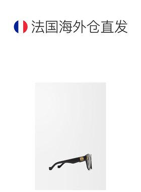 1h可退 欧洲直邮Loewe罗意威 女士黑色醋酸纤维梯形太阳镜
