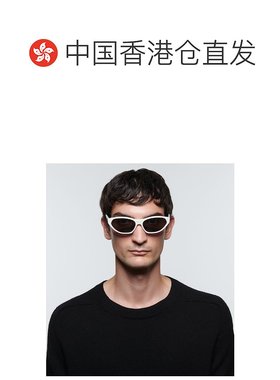 1h可退 香港直邮Celine 思琳 男士 猫眼太阳眼镜 white白色 舒适