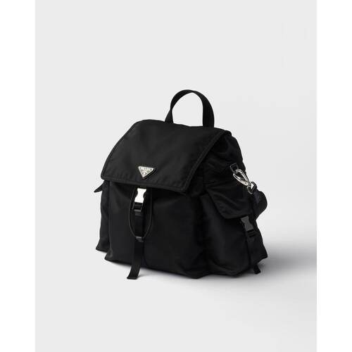 香港直邮Prada Prada Explore Re-Nylon与皮革双肩背包 2VZ1182DW - 图0