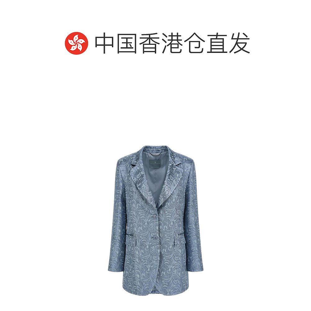 香港直邮Ermanno Scervino 徽标西装外套 D406I701BKPN - 图1