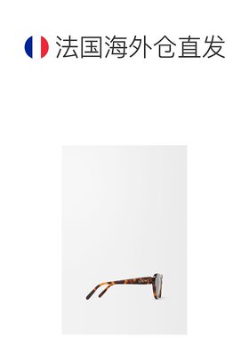 1h可退 欧洲直邮Loewe罗意威 女士棕色醋酸纤维猫眼款太阳镜