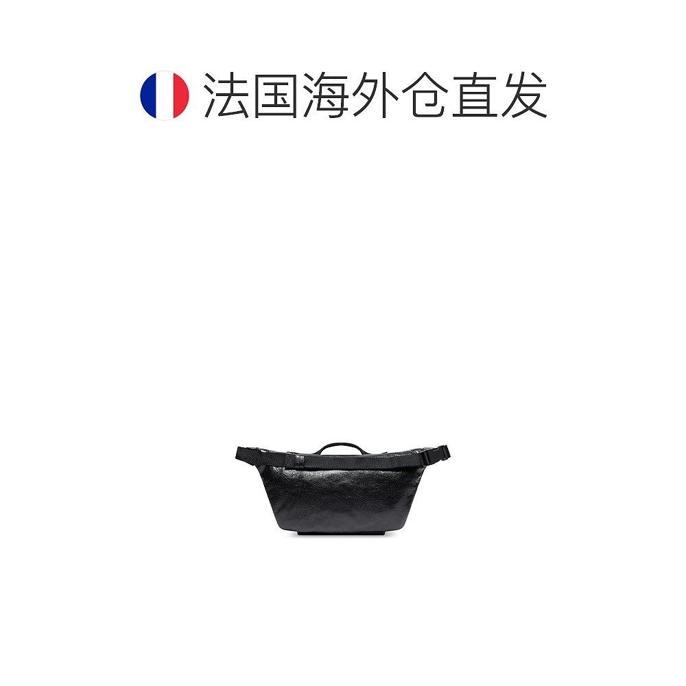 欧洲直邮BALENCIAGA (2025新品) 黑色大号男士军装腰包斜挎包,淘宝优惠券,粉丝福利购,淘宝优惠卷