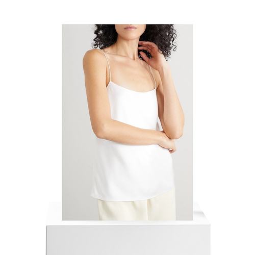 香港直邮The Row Biggins 丝缎吊带 W151 W441WHT - 图3