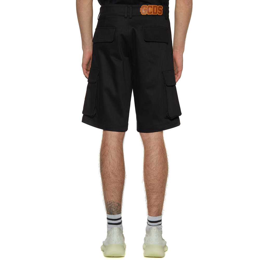 1h可退 香港直邮Gcds 男士 棉质工装短裤 BSS21M0109902BLACK,淘宝优惠券,粉丝福利购,淘宝优惠卷