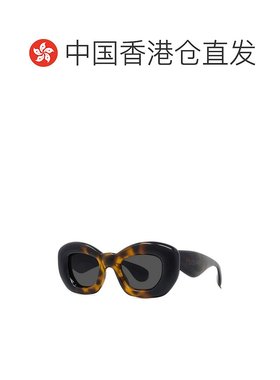 1h可退 香港直邮LOEWE 罗意威 男士 LW40117I 52A 标志太阳镜 LW4