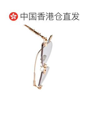 香港直邮KUBORAUM 男士眼镜 MASKEH64PG AW2025 白色 无框太阳镜