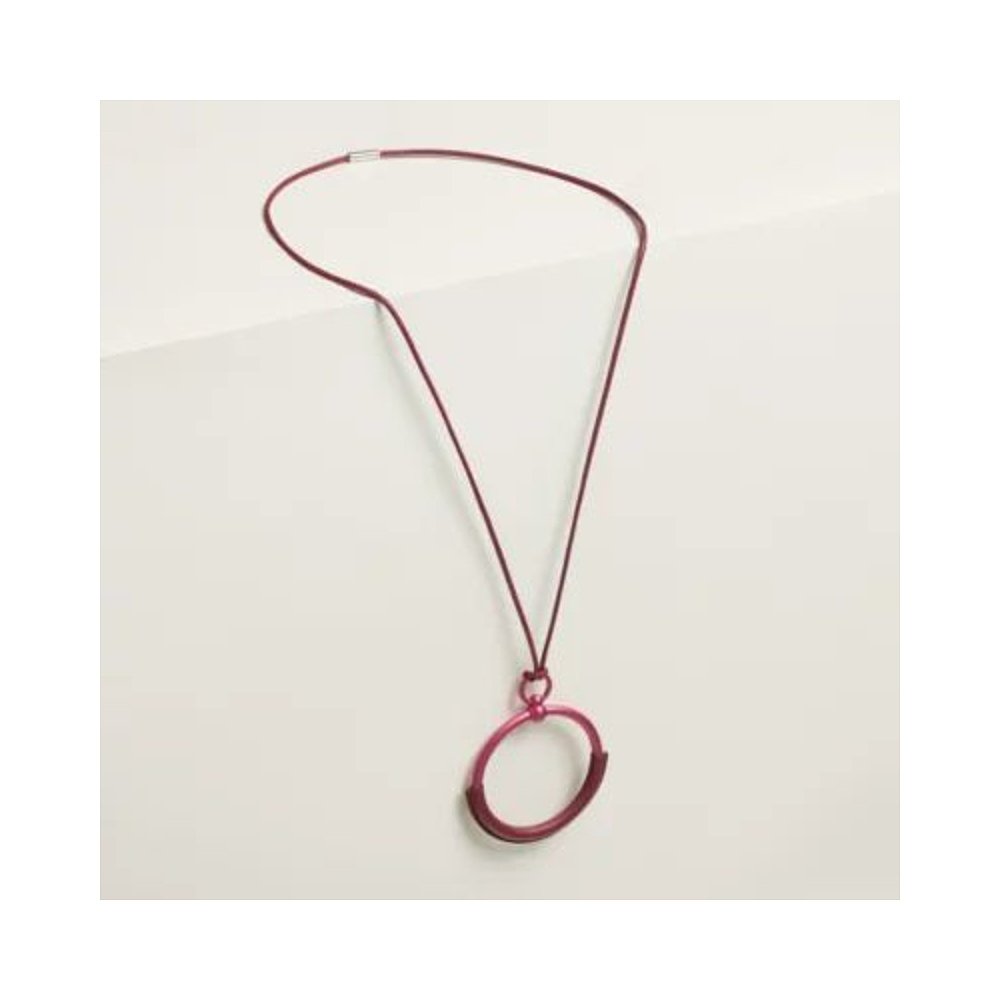 欧洲直邮Hermès爱马仕红色Loop吊坠 - 图0