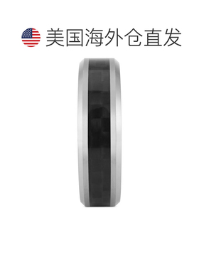 【美国直邮】Macy's|男士碳纤维和钽编织表带戒指配饰