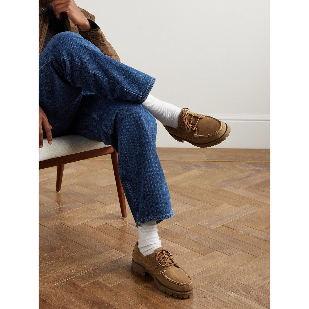 1h可退 香港直邮Sebago 仕品高 男士 Askook 皮革边打蜡绒面船鞋,淘宝优惠券,粉丝福利购,淘宝优惠卷