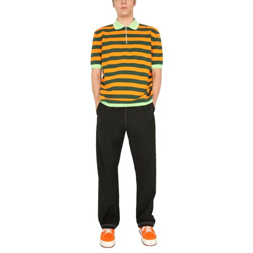 1h可退 香港直邮Sunnei 男士 针织Polo衫 PSS02DARKGRORANGE - 图0