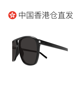 1h可退 香港直邮SAINT LAURENT 女士眼镜 SL596DUNE001 AW2025 黑