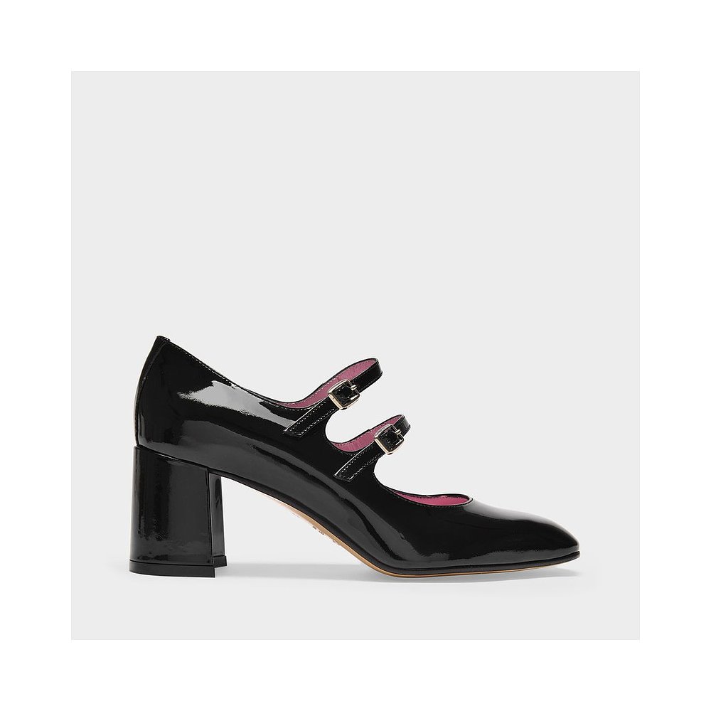 欧洲直邮Alice Pumps - Carel - Black - Patent Leather - 图0