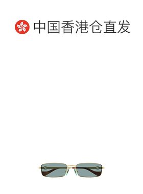 1h可退 香港直邮Gucci 古驰 女士 矩形太阳镜 GG1600S colorful花