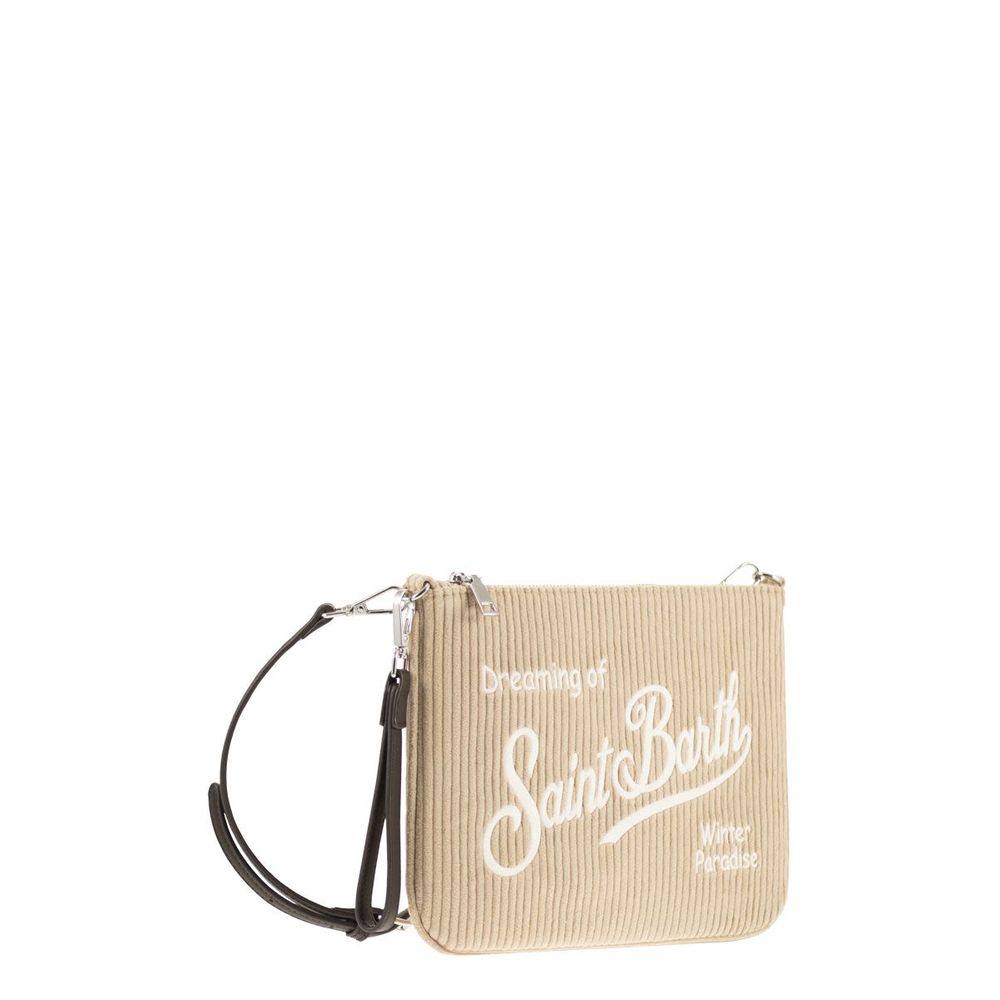 1h可退 香港直邮Mc2 Saint Barth 女士 PARISIENNE 灯芯绒手包 PA,淘宝优惠券,粉丝福利购,淘宝优惠卷