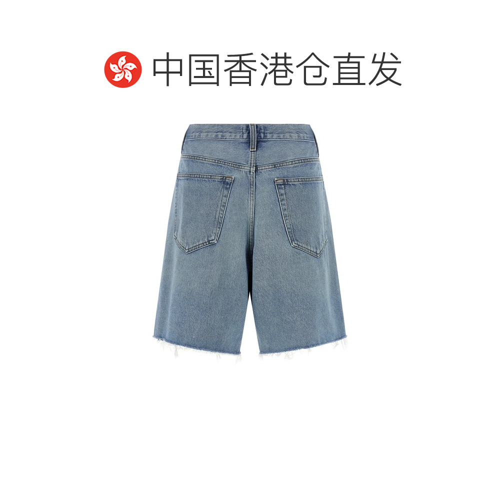 香港直邮AGOLDE 女士短裤 A2221206ORC SS2026 浅蓝色 破洞仿旧牛,淘宝优惠券,粉丝福利购,淘宝优惠卷