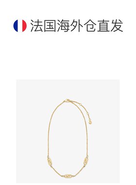 1h可退 欧洲直邮FENDI (2025) Fendi O’Lock 项链 - 金色项链