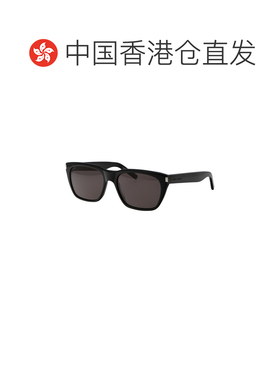 1h可退 香港直邮SAINT LAURENT 男士太阳镜 SL598001 AW2024 黑色