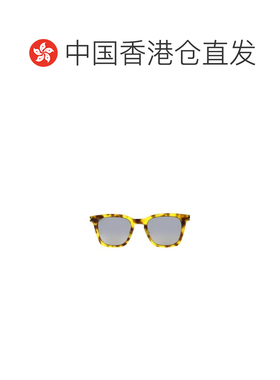1h可退 香港直邮SAINT LAURENT 男士太阳镜 SL138004 AW2022 灰色