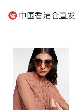 1h可退 香港直邮Chloe 蔻依 女士 Aly 超大款太阳眼镜 colorful花