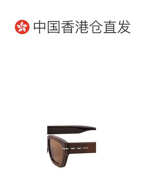 香港直邮Fendi 几何框太阳镜 FOL590V1P