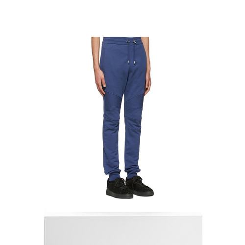 香港直邮Balmain 徽标抽绳运动裤 XH2OB00053JB卫裤休闲裤 - 图3